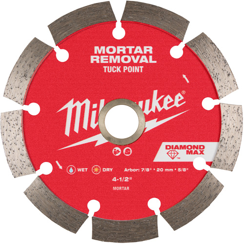 Lame diamant&eacute;e pour joints de maçonnerie DIAMOND MAX Waymarc Industries Inc