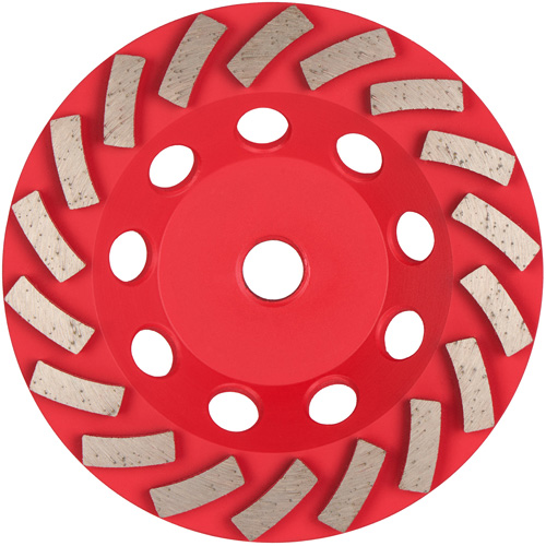 Meule boisseau diamant&eacute;e &agrave; 18 segments Turbo DIAMOND MAX Waymarc Industries Inc