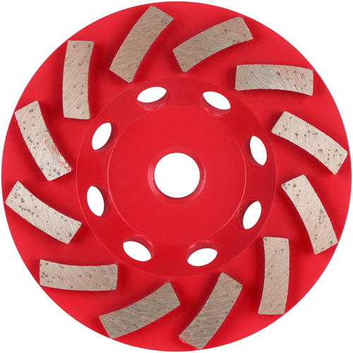 Meule boisseau diamant&eacute;e &agrave; 12 segments Turbo DIAMOND MAX Waymarc Industries Inc