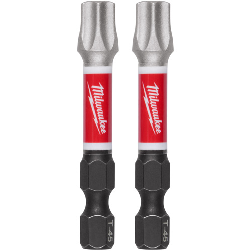 SHOCKWAVE Impact Duty Insert Bits, Torx, T-45 Waymarc Industries Inc