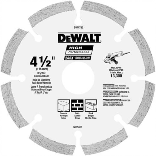 Lame diamant&eacute;e segment&eacute;e haute performance Waymarc Industries Inc