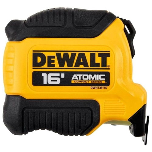 ATOMIC COMPACT SERIES Tape Measure, 16', Imperial Graduations Waymarc Industries Inc