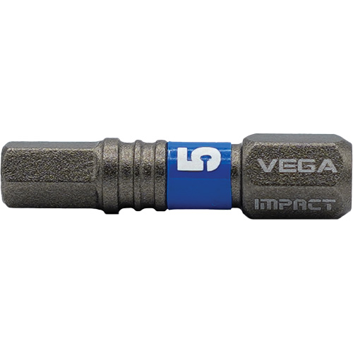 Impactech&reg; Insert Bit, Hex, 5 mm, 1/4" Drive Waymarc Industries Inc