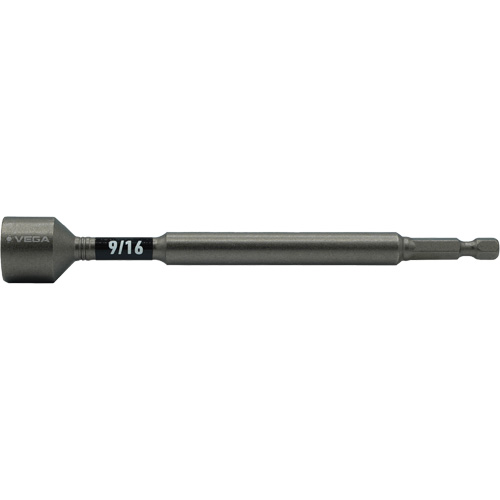Impactech&reg; Nut Driver, 9/16" Tip, 1/4" Drive, 6" L, Magnetic Waymarc Industries Inc
