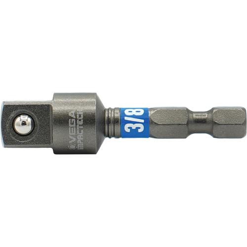 Impactech&reg; Impact Socket Adapter, 1/4" Drive Size, 3/8" Male Size, 2" L Waymarc Industries Inc