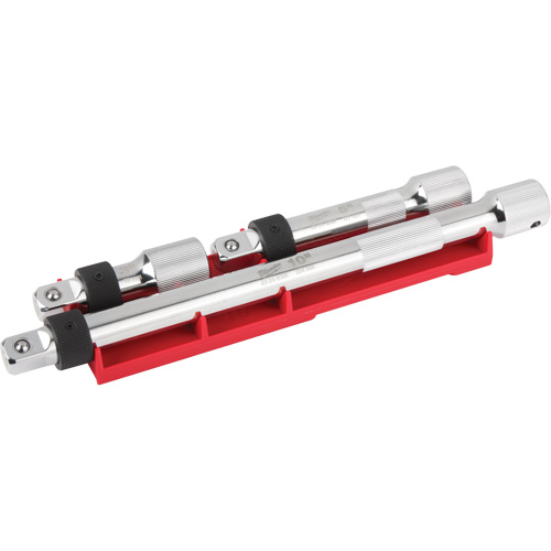 Locking Extension Set, 1/2" Drive, Chrome Finish, 3 Pcs Waymarc Industries Inc
