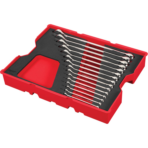 Jeu de cl&eacute;s SAE avec organisateur pour tiroirs PACKOUT, Combinaison, 15 morceaux, Imp&eacute;rial Waymarc Industries Inc