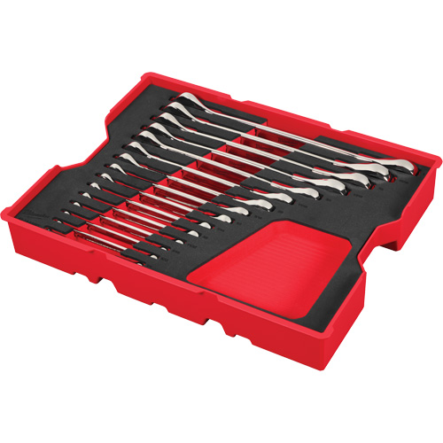 Jeu de cl&eacute;s SAE avec organisateur pour tiroirs PACKOUT, Combinaison &agrave; cliquet, 15 morceaux, Imp&eacute;rial Waymarc Industries Inc