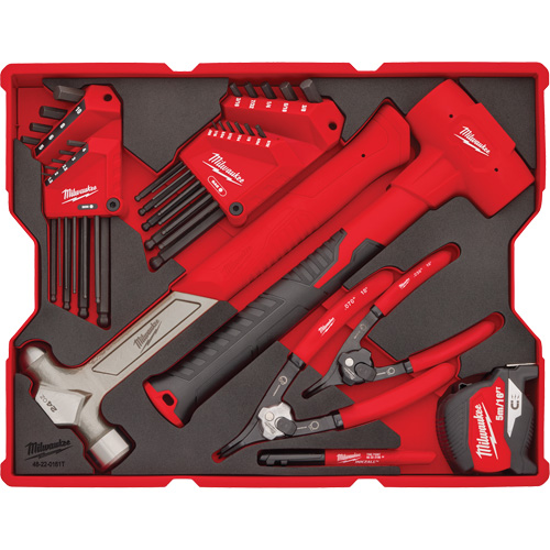 Hex Key & Hammer Set with Tray for PACKOUT Drawers Waymarc Industries Inc
