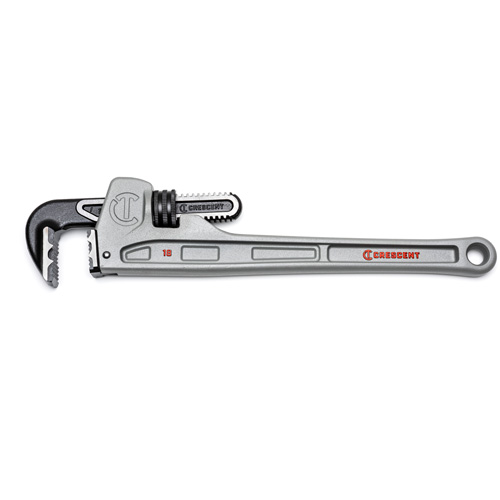 K9 Jaw Pipe Wrench, 2-7/8" Jaw Capacity, 18" Long, Powder Coated Finish, Ergonomic Handle Waymarc Industries Inc