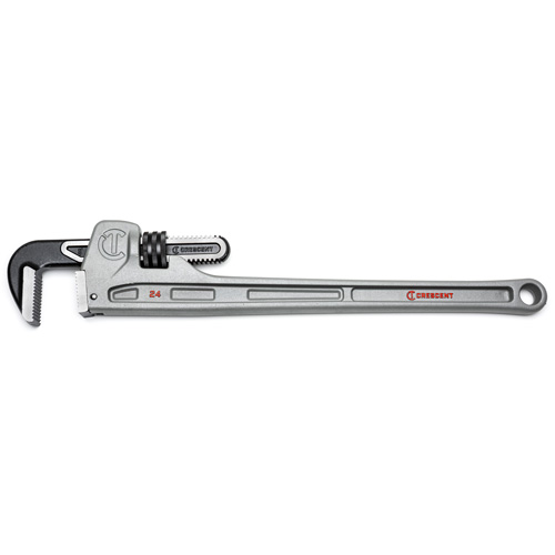 Cl&eacute; &agrave; tuyaux, Cap des m&acirc;choires 3-1/2", Longueur 24", Fini Rev&ecirc;tement en poudre, Prise Ergonomique Waymarc Industries Inc