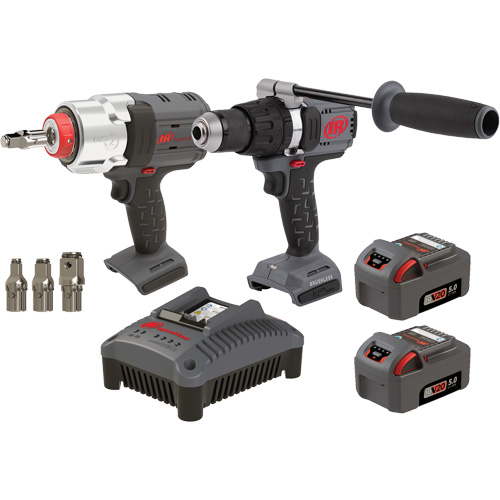 Ensemble de marteau perforateur & cl&eacute; &agrave; chocs, Lithium-ion, 20 V Waymarc Industries Inc
