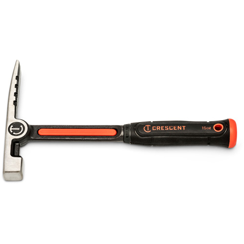 Brick Hammer, 15 oz., Solid Steel Handle, 7" L Waymarc Industries Inc