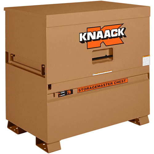 Model 79 Piano Box with 2 Padlocks, 48" W x 30" D x 49" H, Tan Waymarc Industries Inc