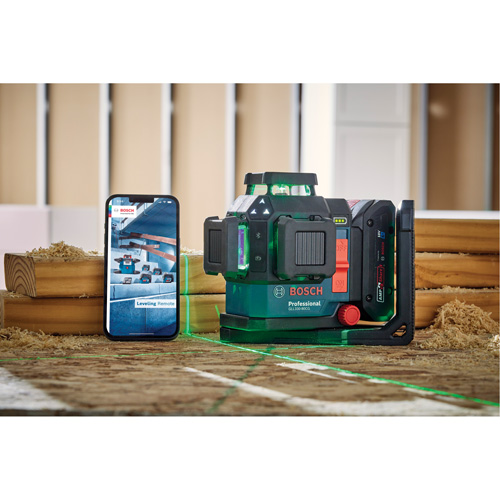 Laser dalignement/nivellement 360 connect&eacute; &agrave; faisceau vert &agrave; trois points Waymarc Industries Inc