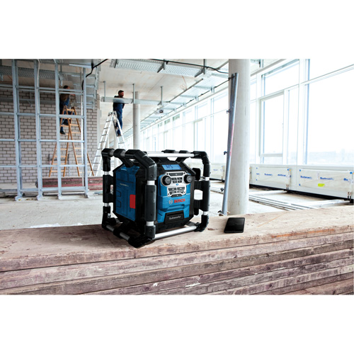 Radio de chantier avec Bluetooth 5.0 et station dalimentation, Lithium-ion, 18 V Waymarc Industries Inc
