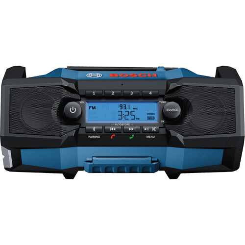 Radio de chantier compacte avec Bluetooth 5.0, Lithium-ion, 18 V Waymarc Industries Inc