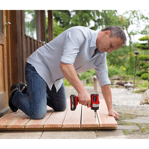 Cordless Impact Driver Kit, 1/4", 1240 in-lbs Max. Torque, 18 V, Lithium-Ion Waymarc Industries Inc