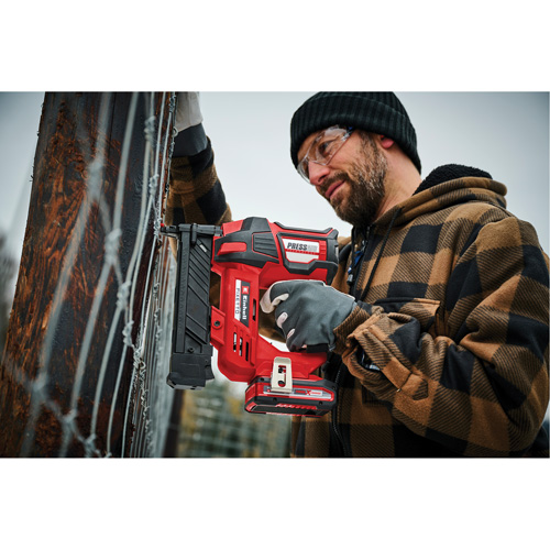 18V Cordless Narrow Crown Stapler (Tool Only), 1/4" Staples Waymarc Industries Inc