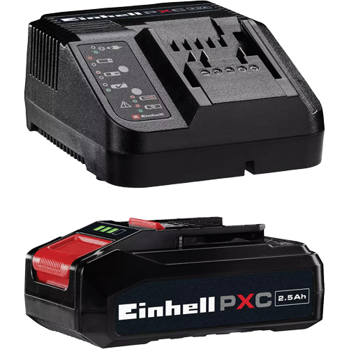 PXC Battery & Charger Starter Kit, Lithium-Ion, 18 V, 2.5 Ah Waymarc Industries Inc