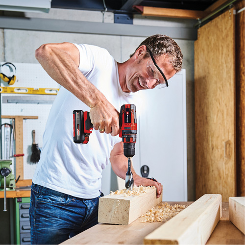 Cordless Drill/Driver Kit, Lithium-Ion, 18 V, 3/8" Chuck, 310 in-lbs Torque Waymarc Industries Inc
