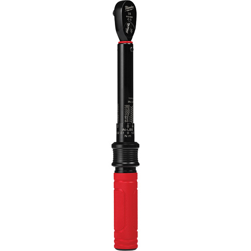 Cl&eacute; dynamom&eacute;trique, &agrave; cliquer, Entraînement 1/4" carr&eacute;, 4,5 - 22,6 Nm/40 - 200 lb-po Waymarc Industries Inc
