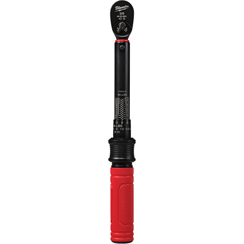 Cl&eacute; dynamom&eacute;trique, &agrave; cliquer, Entraînement 3/8" carr&eacute;, 5,6 - 28,2 Nm/50 - 250 lb-po Waymarc Industries Inc