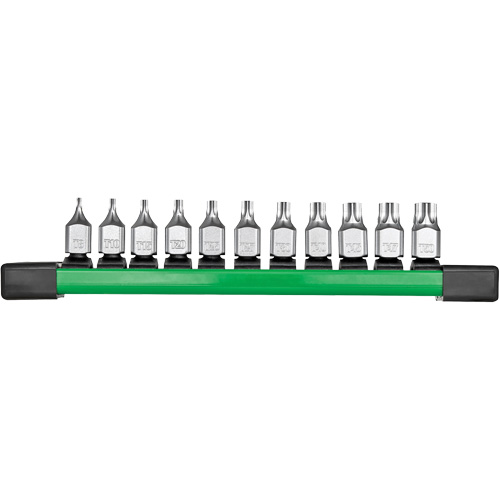 Low-Profile Bit Socket Set, Torx&reg;, 1/4" Drive, 11 Pcs Waymarc Industries Inc