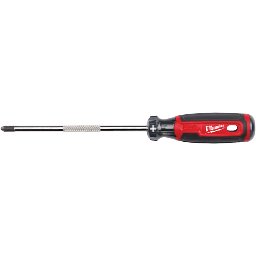 Phillips Screwdriver, #2, 10-3/5" L, Cushion Grip Handle Waymarc Industries Inc