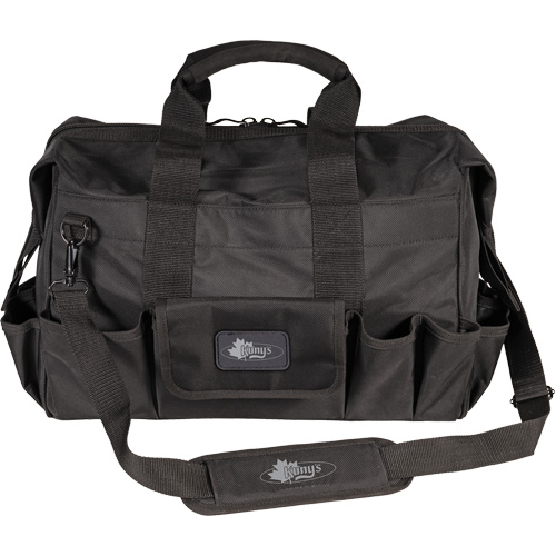 Phantom Collection 18" Contractor's Tool Bag, Ballistic Polyester, 25 Pockets, Black Waymarc Industries Inc