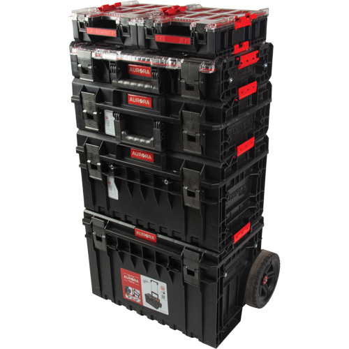 Ensemble de d&eacute;part roulant de coffres &agrave; outils Arx de 5 morceaux, 25-1/5" x 19" x 54-3/5", Noir Waymarc Industries Inc