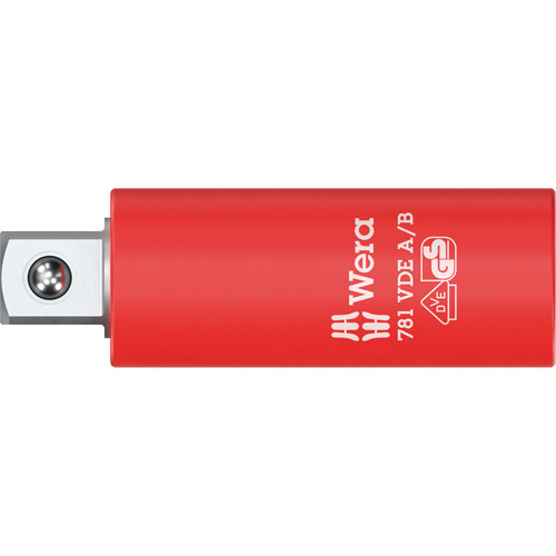 Adaptateur isol&eacute; VDE A/B, Prise 1/4", Douille 3/8", 2,78" lo, Sph&eacute;rique Waymarc Industries Inc