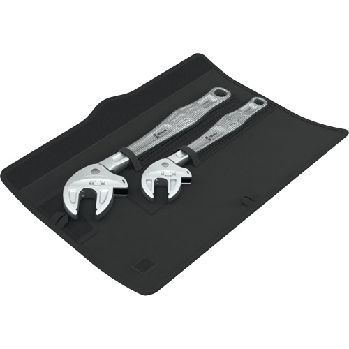 Joker 2 Self-Setting Spanner Set, Adjustable, 2 Pieces, Imperial and Metric Waymarc Industries Inc