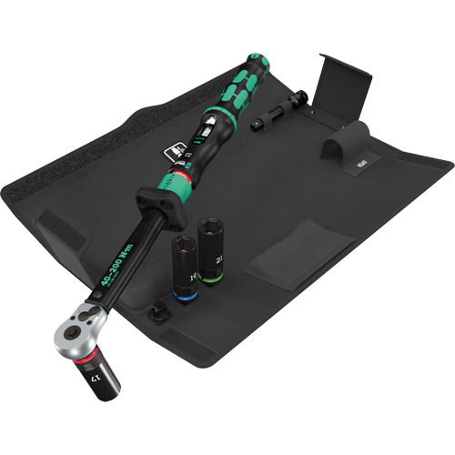 Ensemble cl&eacute; dynamom&eacute;trique Click-Torque Lock C 3 jeu 1 pour changement de roue, 6 Mcx, Prise de 1/2", Profond Waymarc Industries Inc