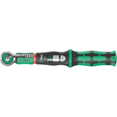 Cl&eacute; dynamom&eacute;trique Safe-Torque A 1, &agrave; cliquer, Entraînement 1/4" carr&eacute;, 2 - 9 lb-pi Waymarc Industries Inc