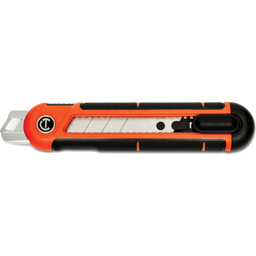 Couteau r&eacute;tractable &agrave; lame cassable de 25 mm, Acier, Prise en Plastique Waymarc Industries Inc