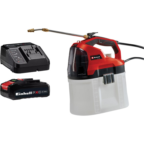 Pulv&eacute;risateur de produits chimiques sans fil 18V avec batterie 2,5 Ah et ensemble de d&eacute;part de chargeur, 253,6 oz (7,5 L) Waymarc Industries Inc