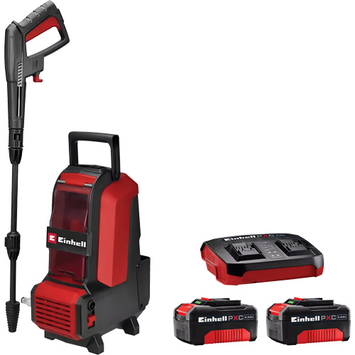 Laveuse &agrave; haute pression sans fil avec batterie 4 Ah PXC et ensemble de d&eacute;part de chargeur, &agrave; pile, 1522 psi, 1,23 gal./min Waymarc Industries Inc