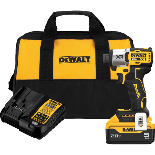 XR&reg; 3-Speed Brushless Cordless Impact Driver Kit, 20 V, 1/4" Socket Waymarc Industries Inc