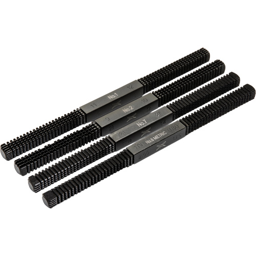 Jeu de 4 limes de restauration de filets?, Carr&eacute;e, 9" Waymarc Industries Inc