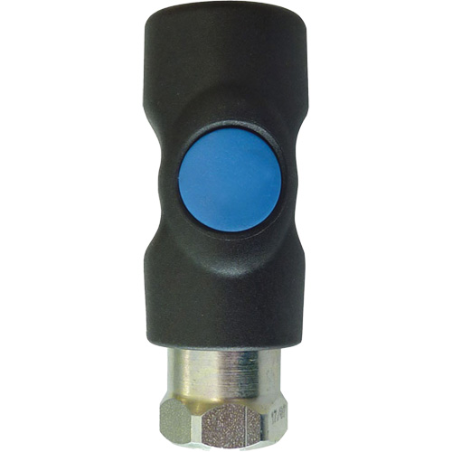 Raccord industriel rapide TOPQUIK S1, Composite en polyester/Acier inoxydable, 1/4", NPT femelle, 174 PSI Waymarc Industries Inc