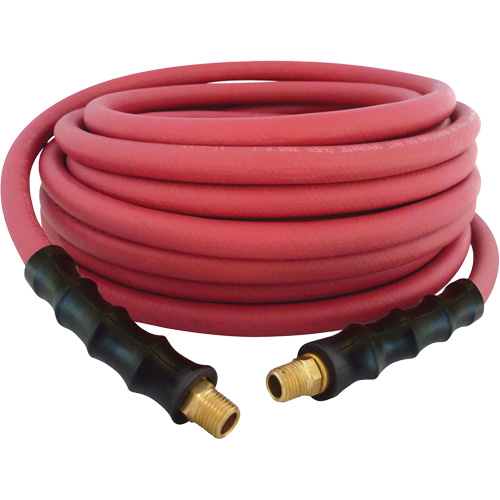 MAXPRO Rubber Hose, Air/Water, EPDM Rubber/Polyester, 3/8" dia. x 50', 300 psi, 1/4 NPT Waymarc Industries Inc