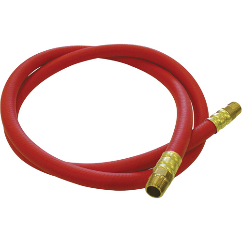 Tuyau de raccordement pour d&eacute;vidoir de tuyau, Air, Caoutchouc EDPM, 1/2" dia. x 5', 300 psi, 1/2 NPT Waymarc Industries Inc
