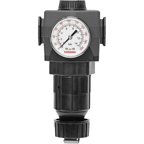 MODULAIR 400 Zinc Diaphragm Regulator, 1/2" NPT, 300 psi Max. PSI, In Line/Modular Waymarc Industries Inc