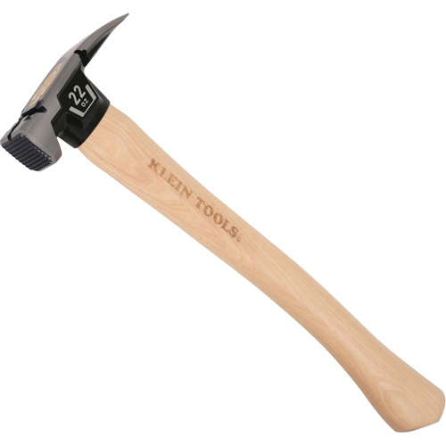Marteau &agrave; panne fendue droite &agrave; face meul&eacute;e, 22 oz, Prise en Bois, 16-1/10" lo Waymarc Industries Inc