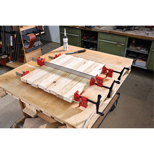 Serre-joint &agrave; barre d'acier &agrave; profil en I robuste, 48" (1219,2 mm) capacit&eacute;, 2" (50,8 mm) profondeur Waymarc Industries Inc
