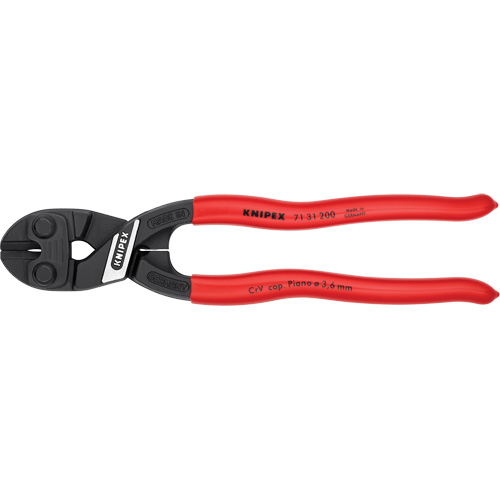 CoBolt&reg; High Leverage Compact Bolt Cutters with Notched Blade, 8" L, Center Cut Waymarc Industries Inc