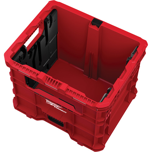 Bac distributeur de fils XL PACKOUT, 15-3/4" x 18-5/8" x 15", Noir/Rouge Waymarc Industries Inc