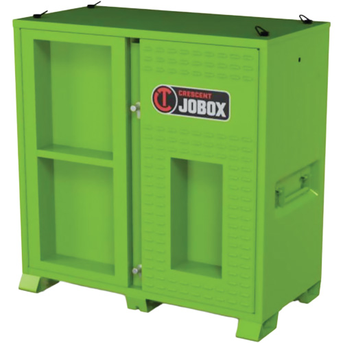 Armoire ventil&eacute;e pour le rangement d'&eacute;PI sur place, Acier, Vert lime haute visibilit&eacute; Waymarc Industries Inc