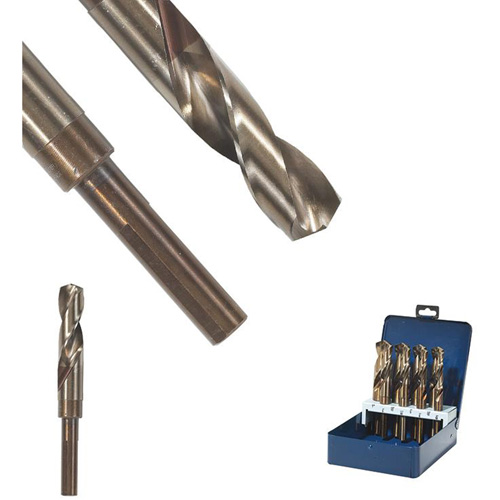 Forets &agrave; queue SST+, 49/64", Acier rapide, Cannelure 3-1/8", Pointe de 135° Waymarc Industries Inc
